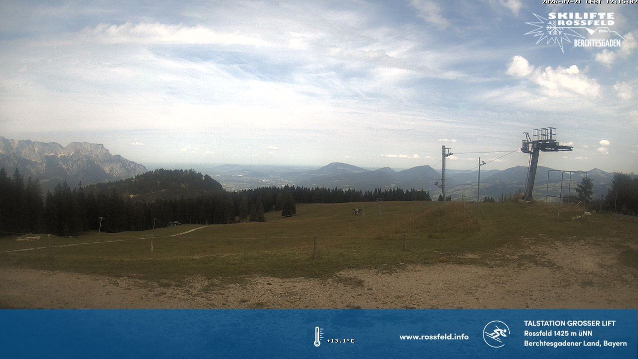Archiv Foto Webcam Skigebiet Rossfeld: Großer Lift
