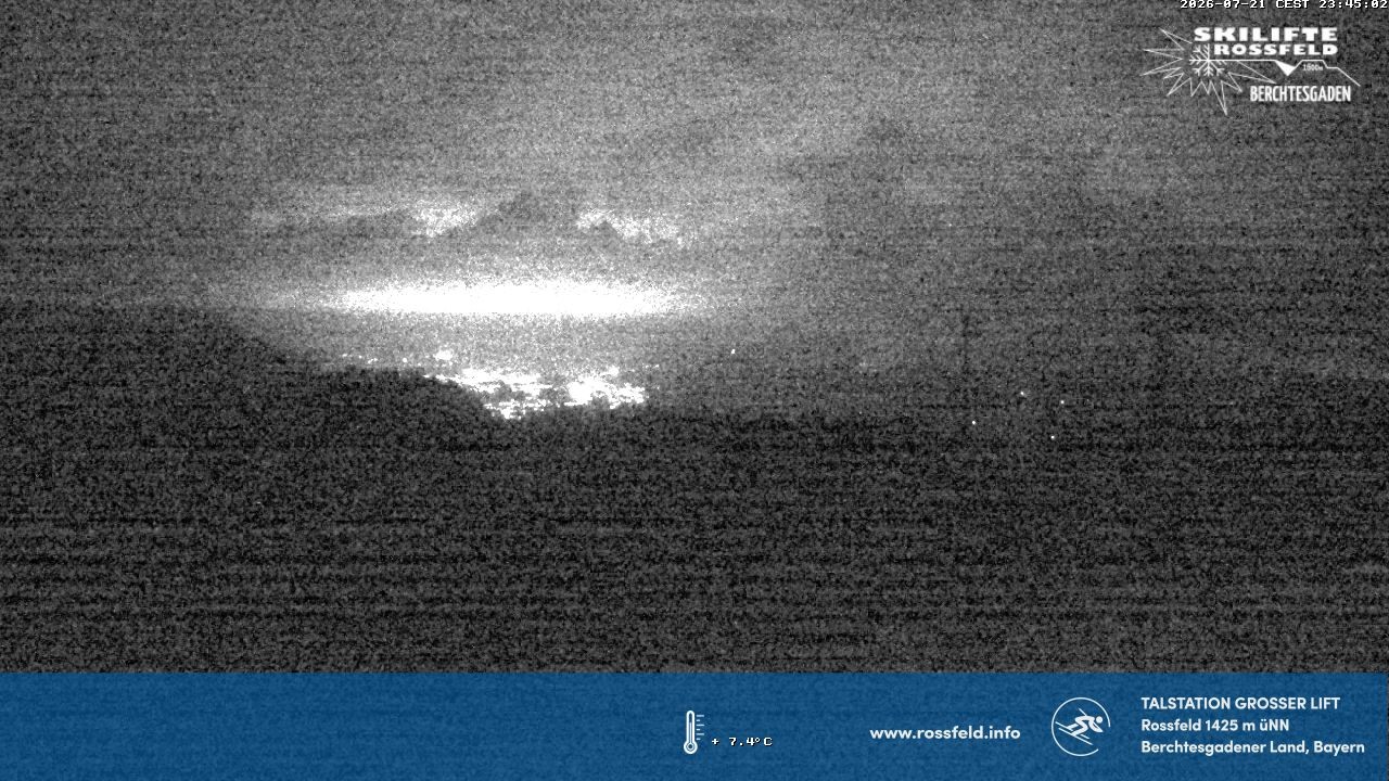Archived image Webcam Rossfeld ski resort: Großer lift T-Bar