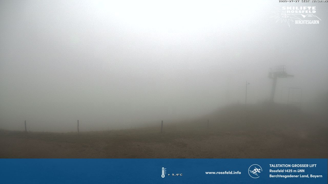 Archiv Foto Webcam Skigebiet Rossfeld: Großer Lift