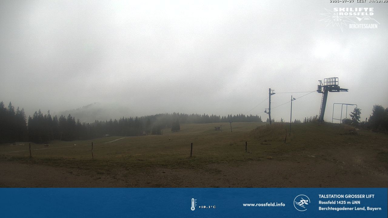 Archiv Foto Webcam Skigebiet Rossfeld: Großer Lift