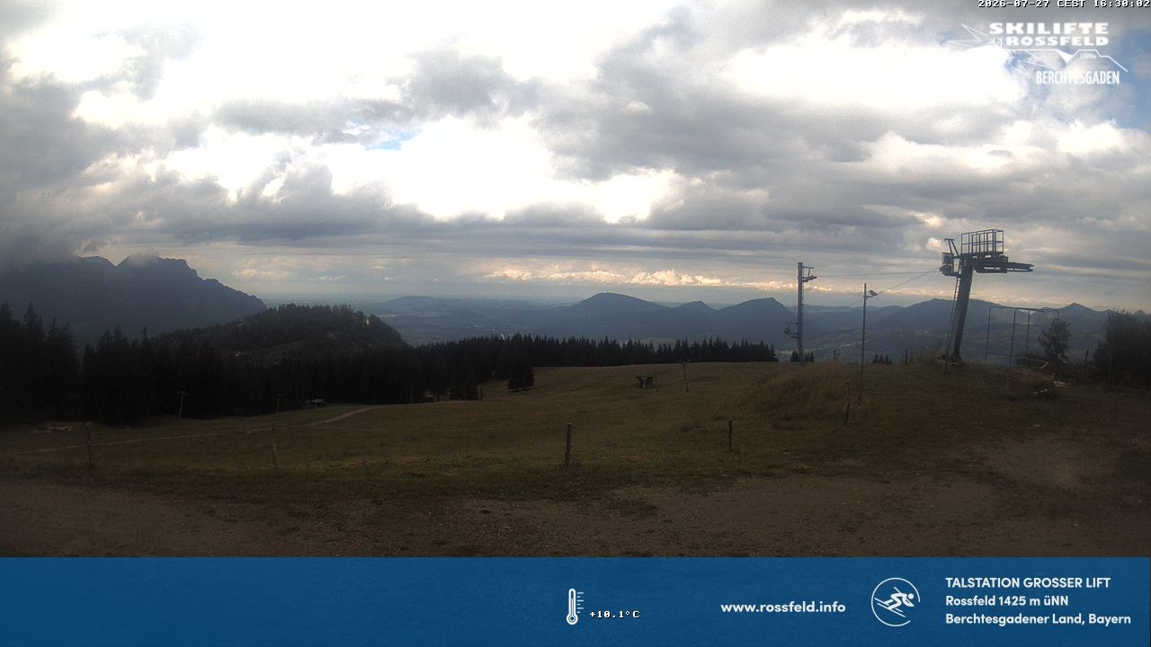 Archiv Foto Webcam Skigebiet Rossfeld: Großer Lift