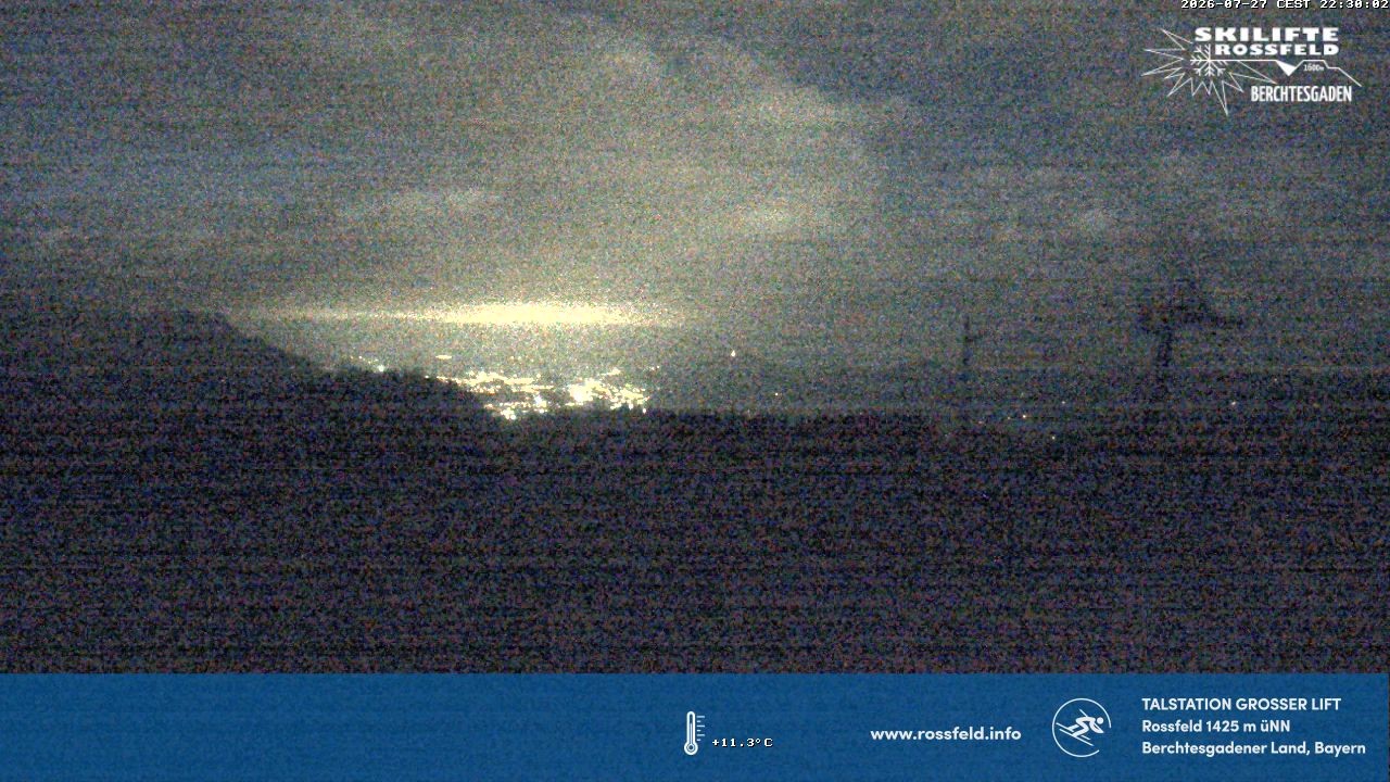 Archiv Foto Webcam Skigebiet Rossfeld: Großer Lift