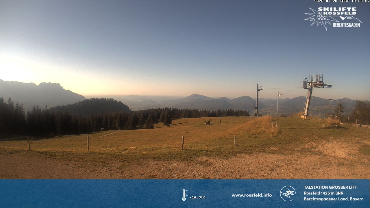 Archived image Webcam Rossfeld ski resort: Großer lift T-Bar