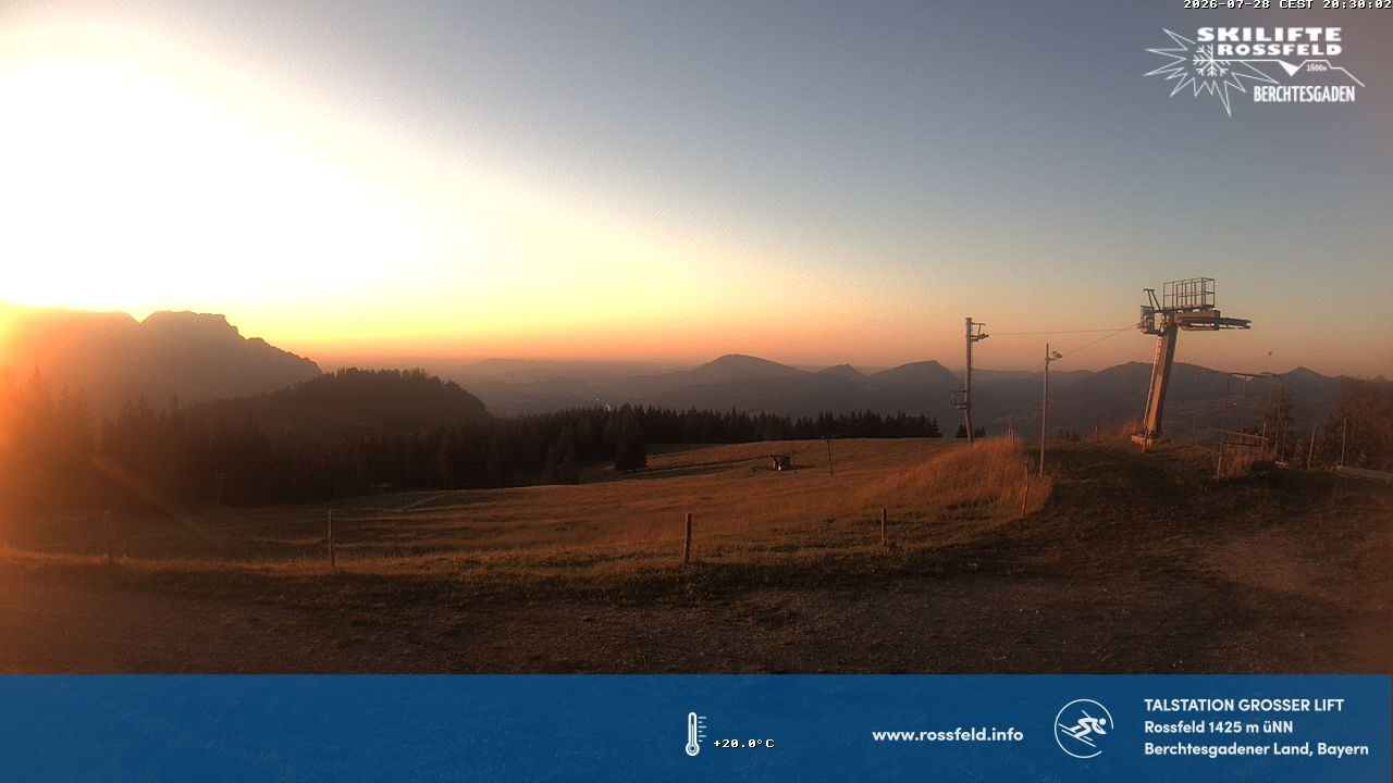 Archived image Webcam Rossfeld ski resort: Großer lift T-Bar