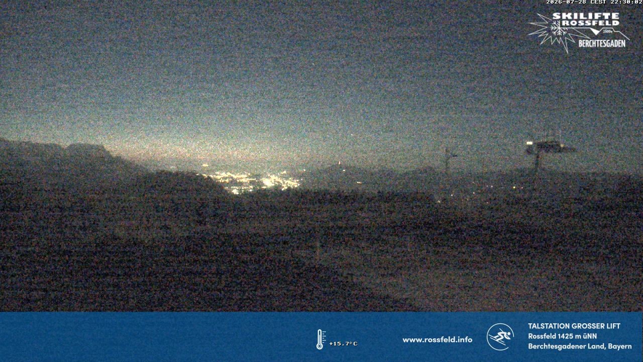 Archived image Webcam Rossfeld ski resort: Großer lift T-Bar