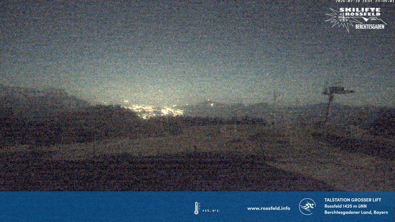 Archiv Foto Webcam Skigebiet Rossfeld: Großer Lift
