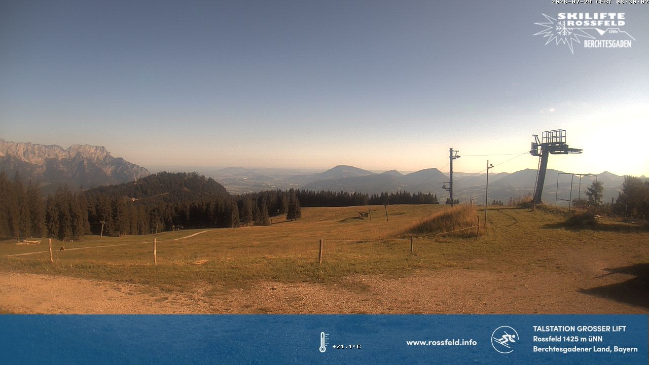Archiv Foto Webcam Skigebiet Rossfeld: Großer Lift