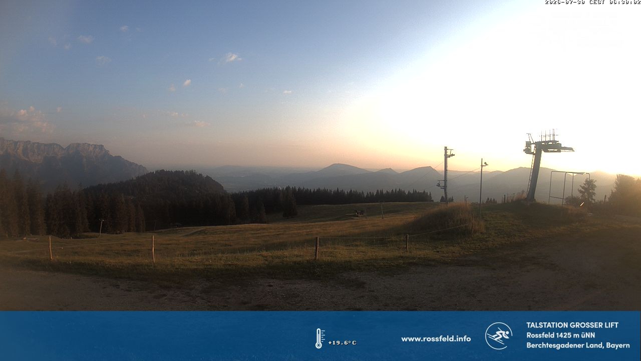 Archiv Foto Webcam Skigebiet Rossfeld: Großer Lift