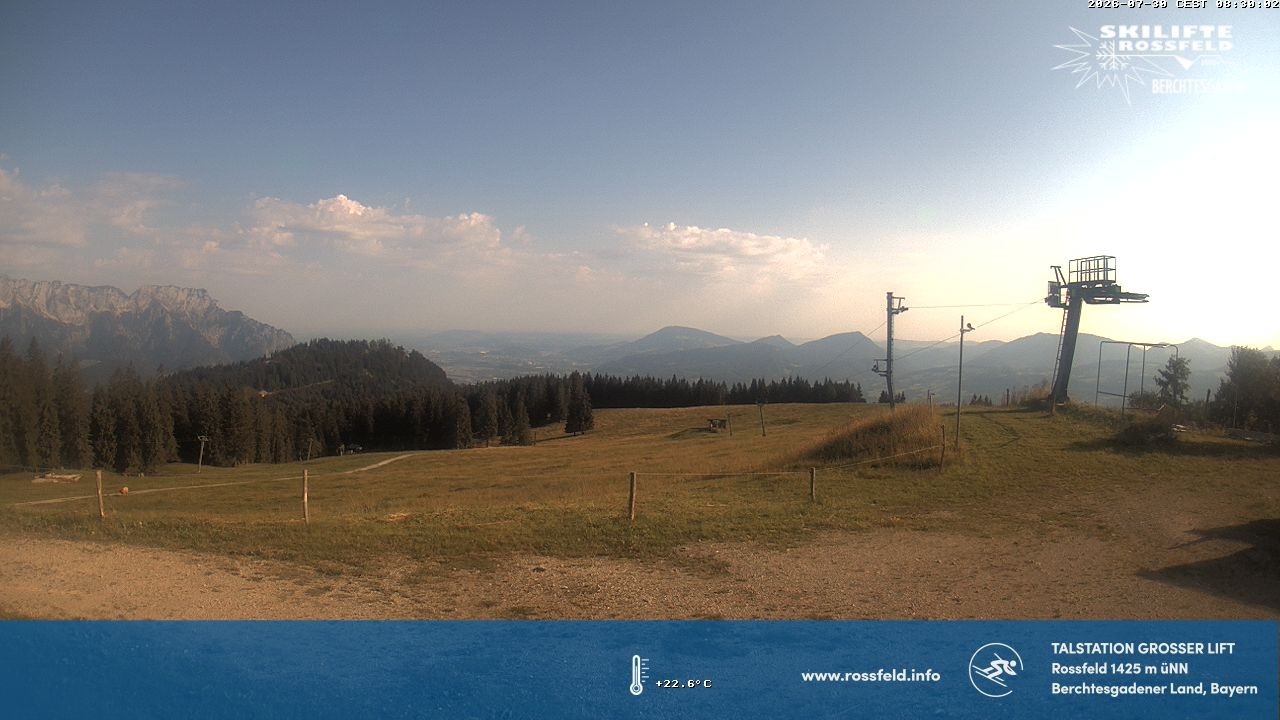 Archiv Foto Webcam Skigebiet Rossfeld: Großer Lift