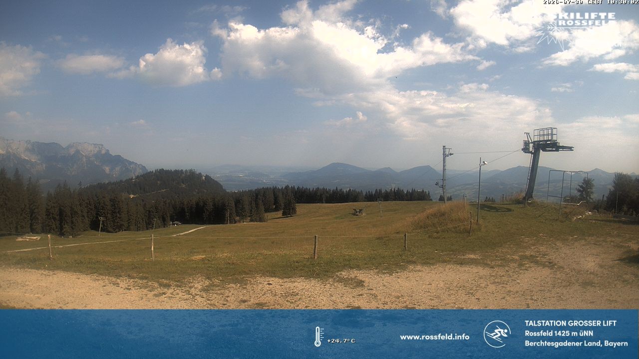 Archiv Foto Webcam Skigebiet Rossfeld: Großer Lift
