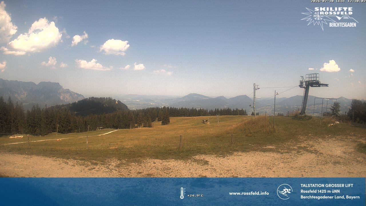 Archiv Foto Webcam Skigebiet Rossfeld: Großer Lift
