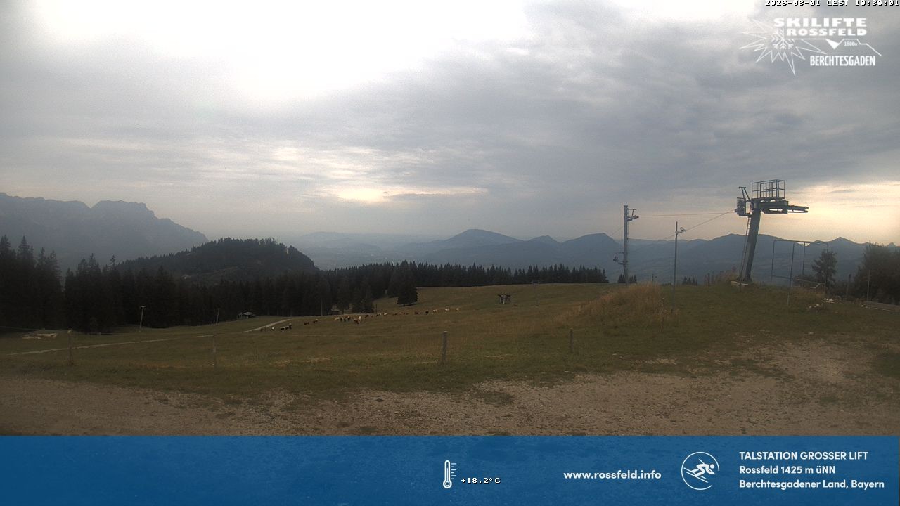 Archiv Foto Webcam Skigebiet Rossfeld: Großer Lift