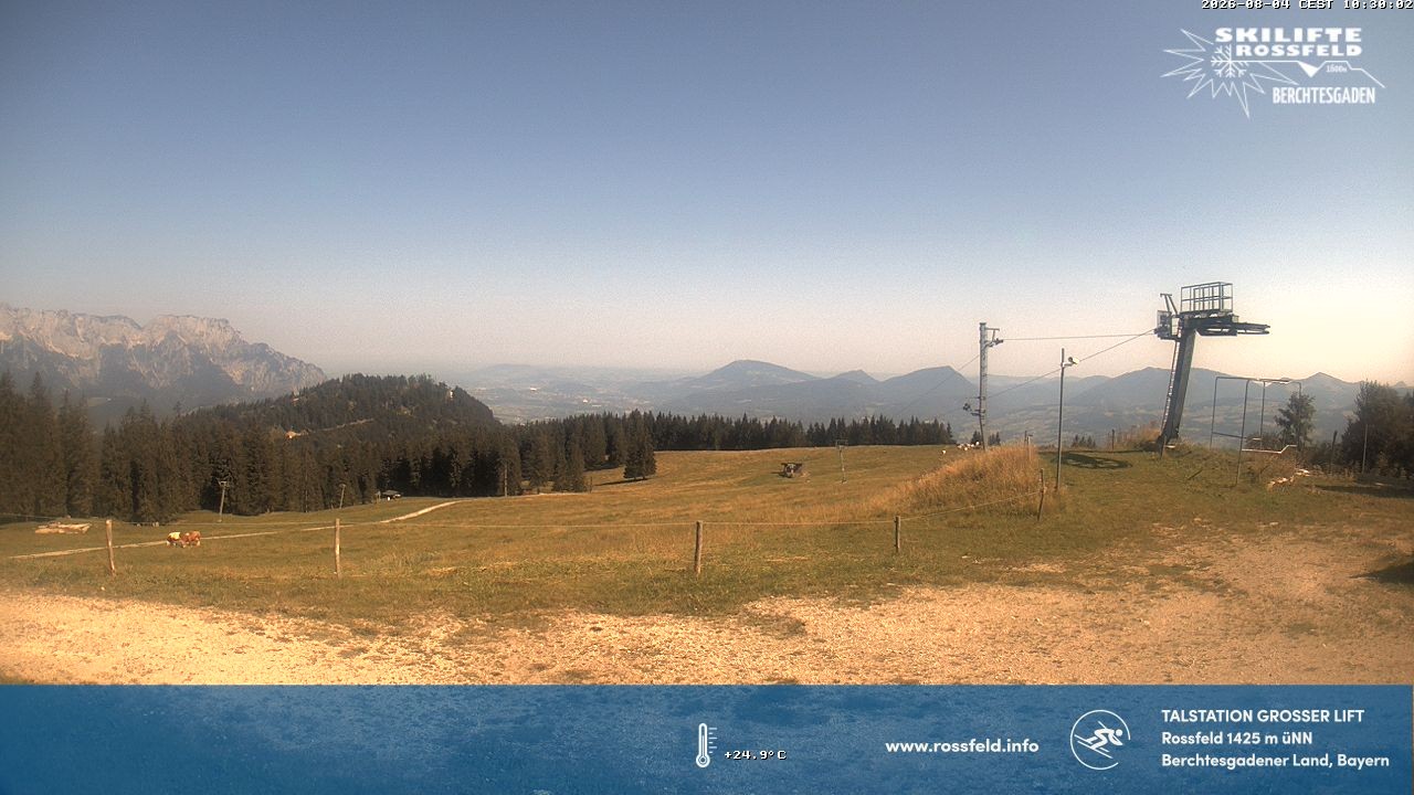 Archiv Foto Webcam Skigebiet Rossfeld: Großer Lift