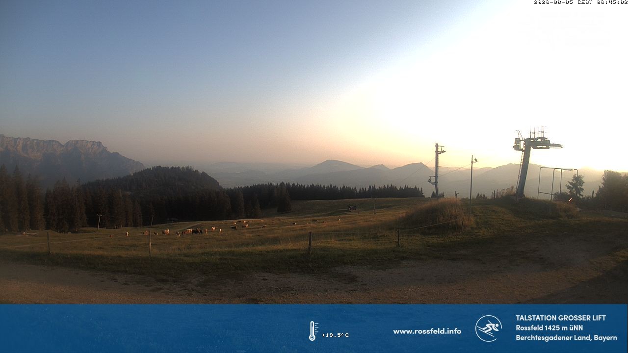 Archiv Foto Webcam Skigebiet Rossfeld: Großer Lift
