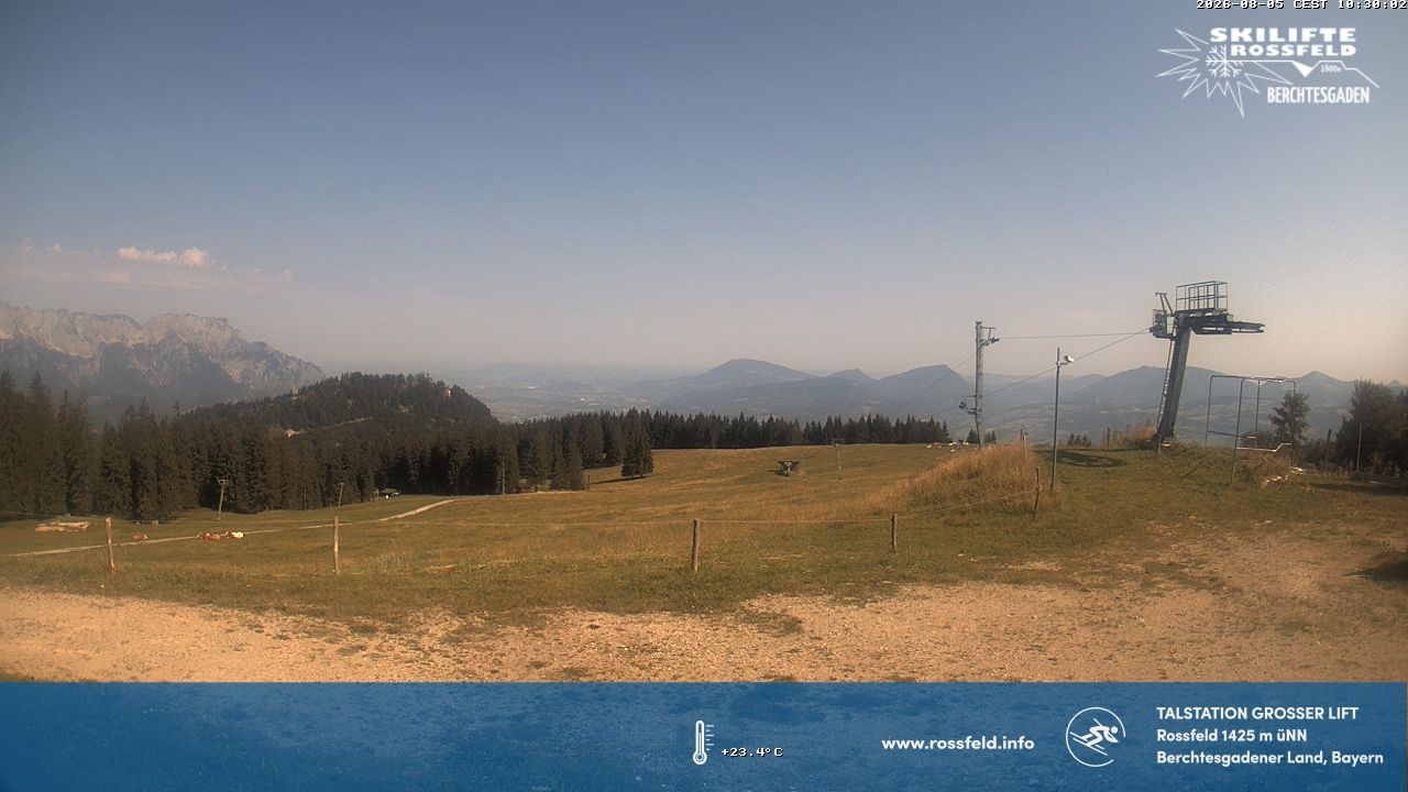 Archiv Foto Webcam Skigebiet Rossfeld: Großer Lift