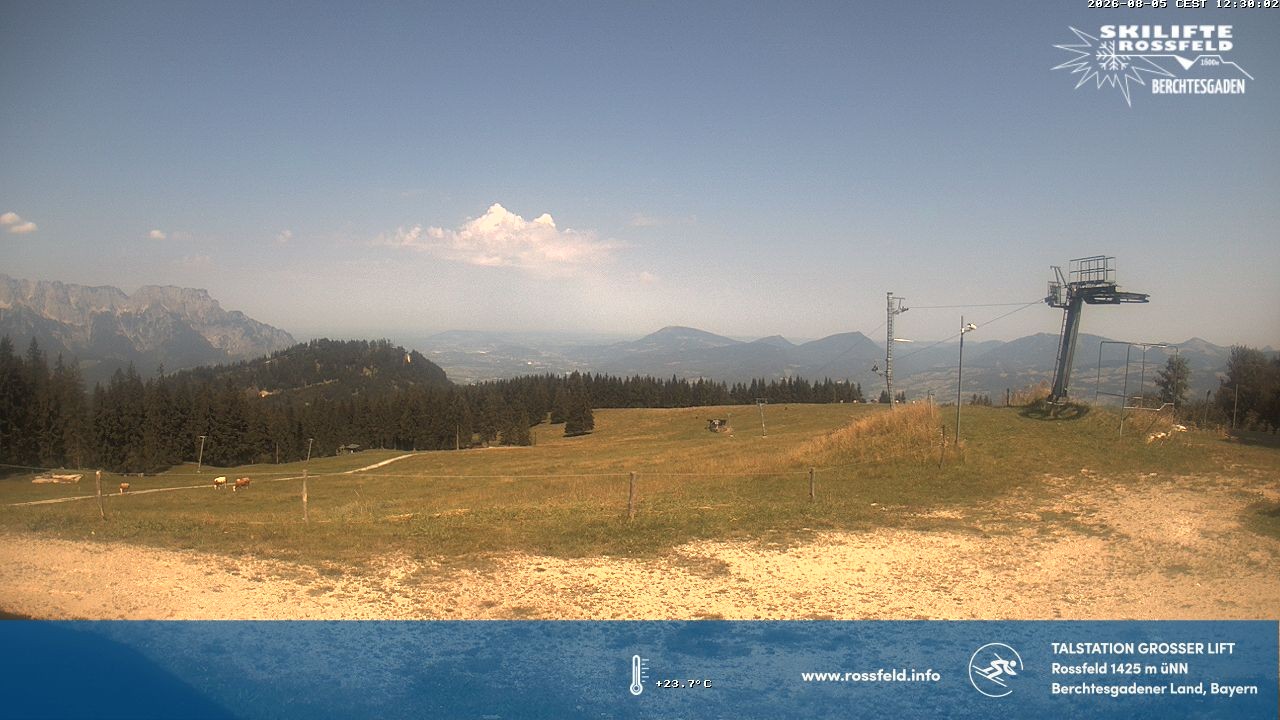 Archiv Foto Webcam Skigebiet Rossfeld: Großer Lift