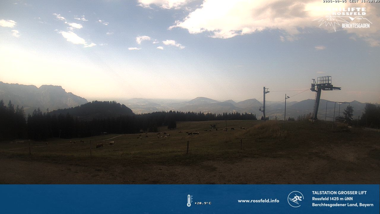 Archiv Foto Webcam Skigebiet Rossfeld: Großer Lift