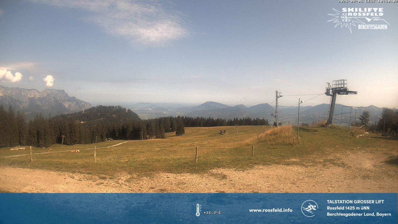 Archiv Foto Webcam Skigebiet Rossfeld: Großer Lift