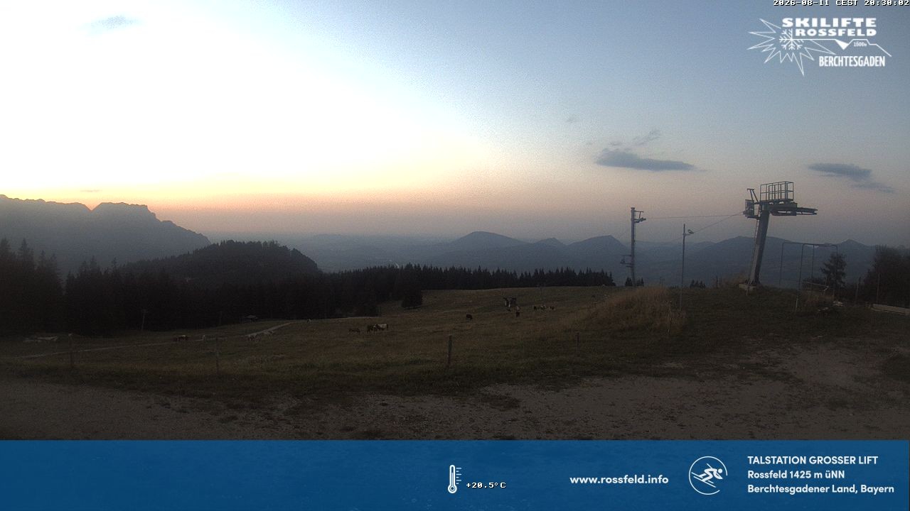 Archiv Foto Webcam Skigebiet Rossfeld: Großer Lift