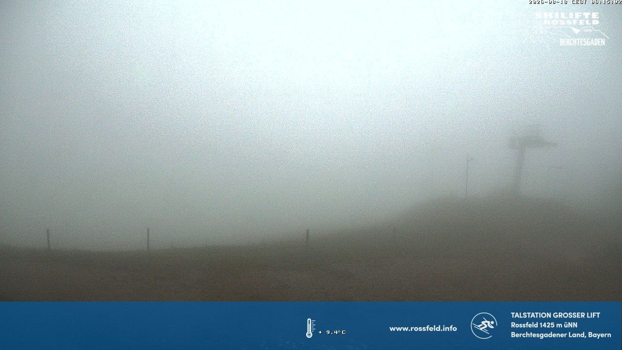 Archiv Foto Webcam Skigebiet Rossfeld: Großer Lift