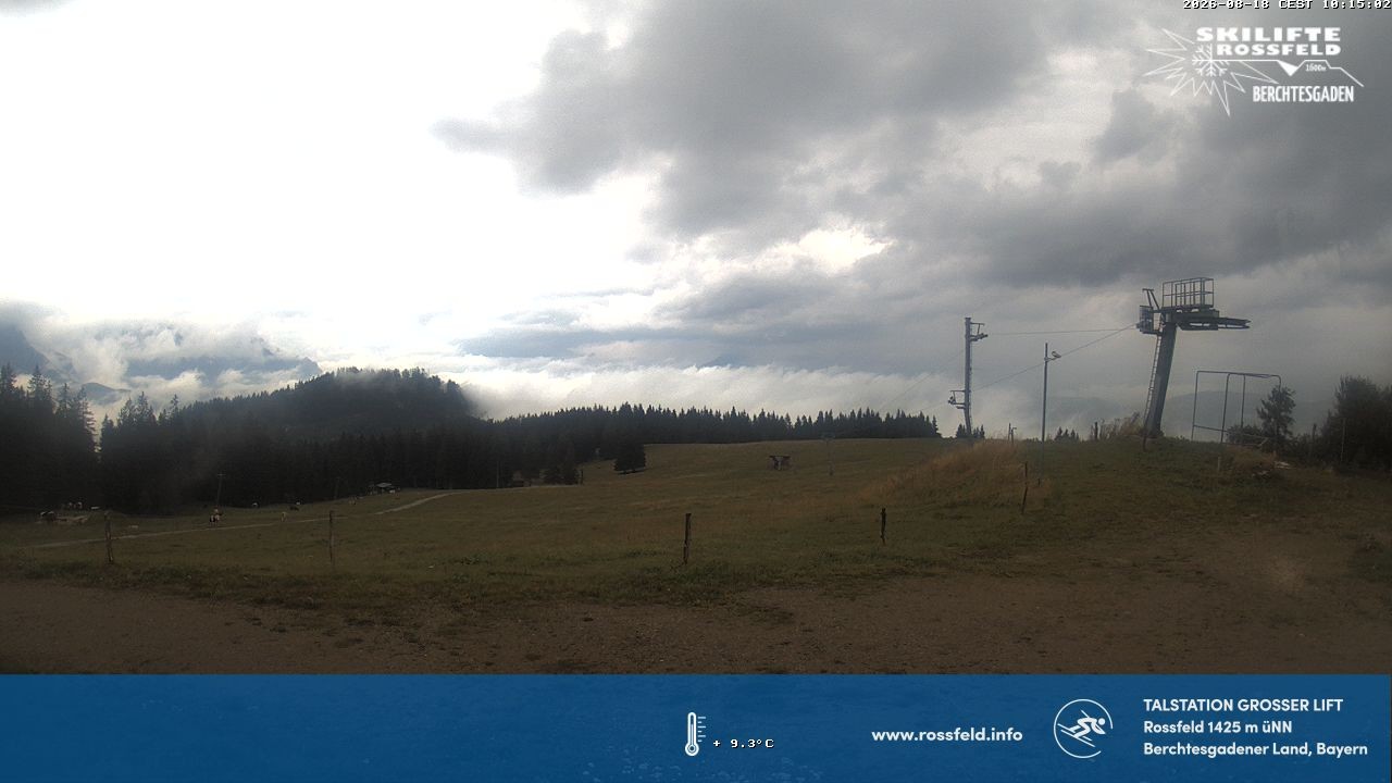 Archiv Foto Webcam Skigebiet Rossfeld: Großer Lift