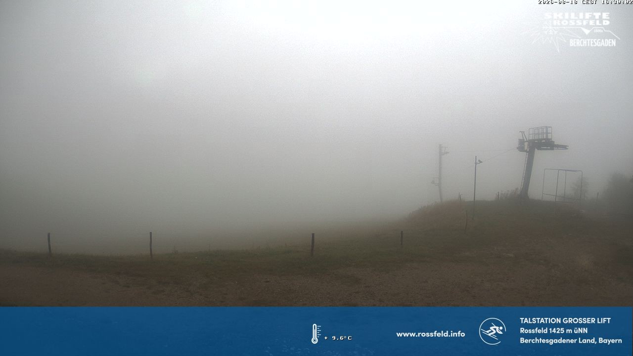 Archiv Foto Webcam Skigebiet Rossfeld: Großer Lift
