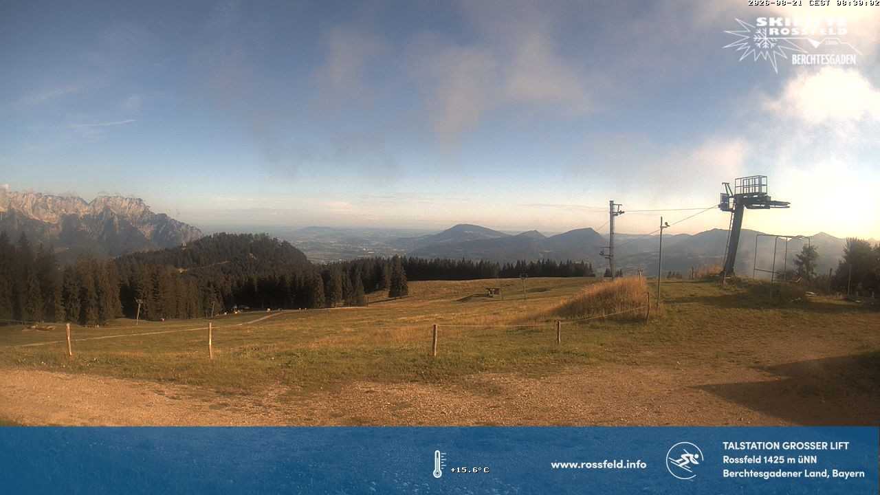 Archiv Foto Webcam Skigebiet Rossfeld: Großer Lift