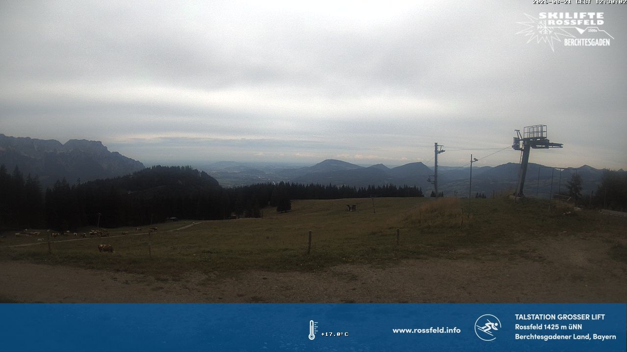 Archiv Foto Webcam Skigebiet Rossfeld: Großer Lift