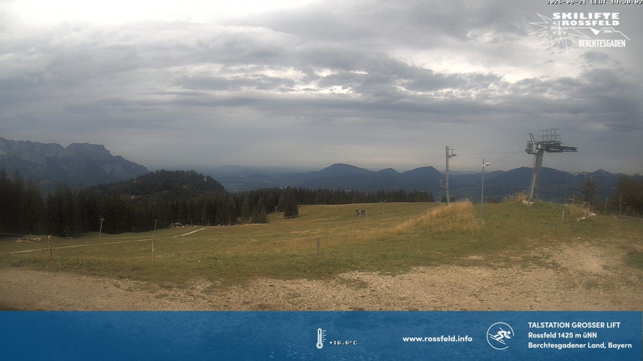 Archiv Foto Webcam Skigebiet Rossfeld: Großer Lift