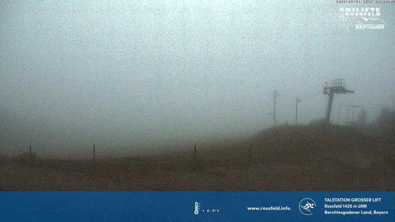 Archiv Foto Webcam Skigebiet Rossfeld: Großer Lift