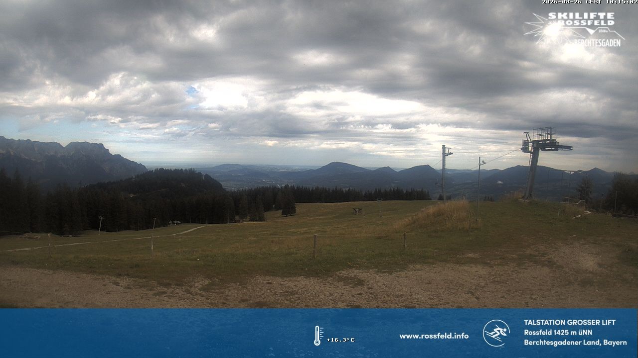 Archiv Foto Webcam Skigebiet Rossfeld: Großer Lift