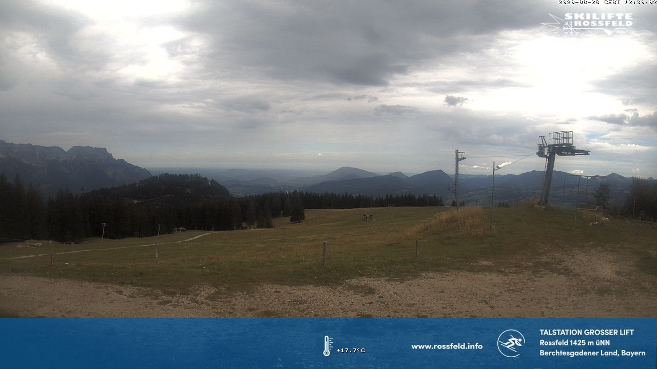 Archiv Foto Webcam Skigebiet Rossfeld: Großer Lift