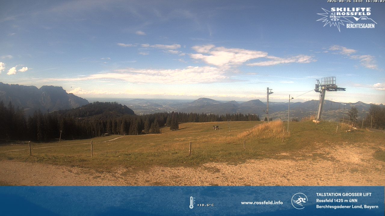 Archiv Foto Webcam Skigebiet Rossfeld: Großer Lift
