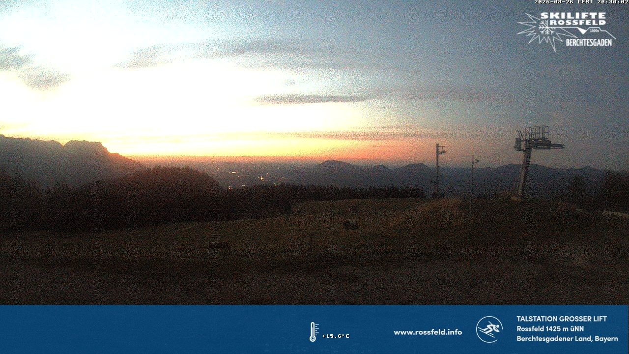 Archived image Webcam Rossfeld ski resort: Großer lift T-Bar