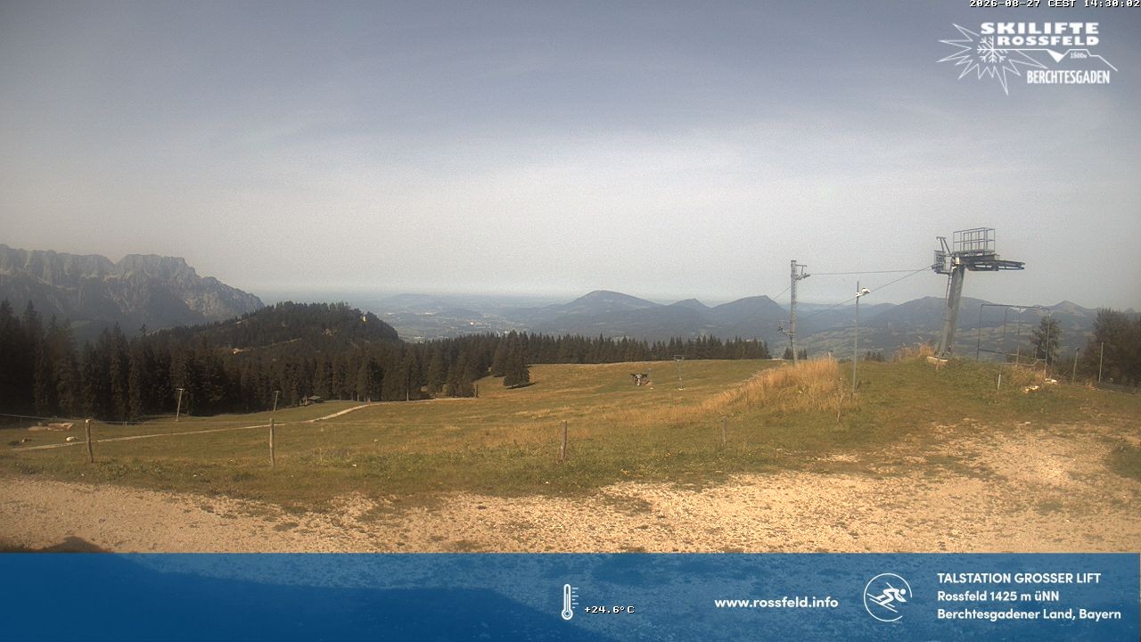 Archived image Webcam Rossfeld ski resort: Großer lift T-Bar