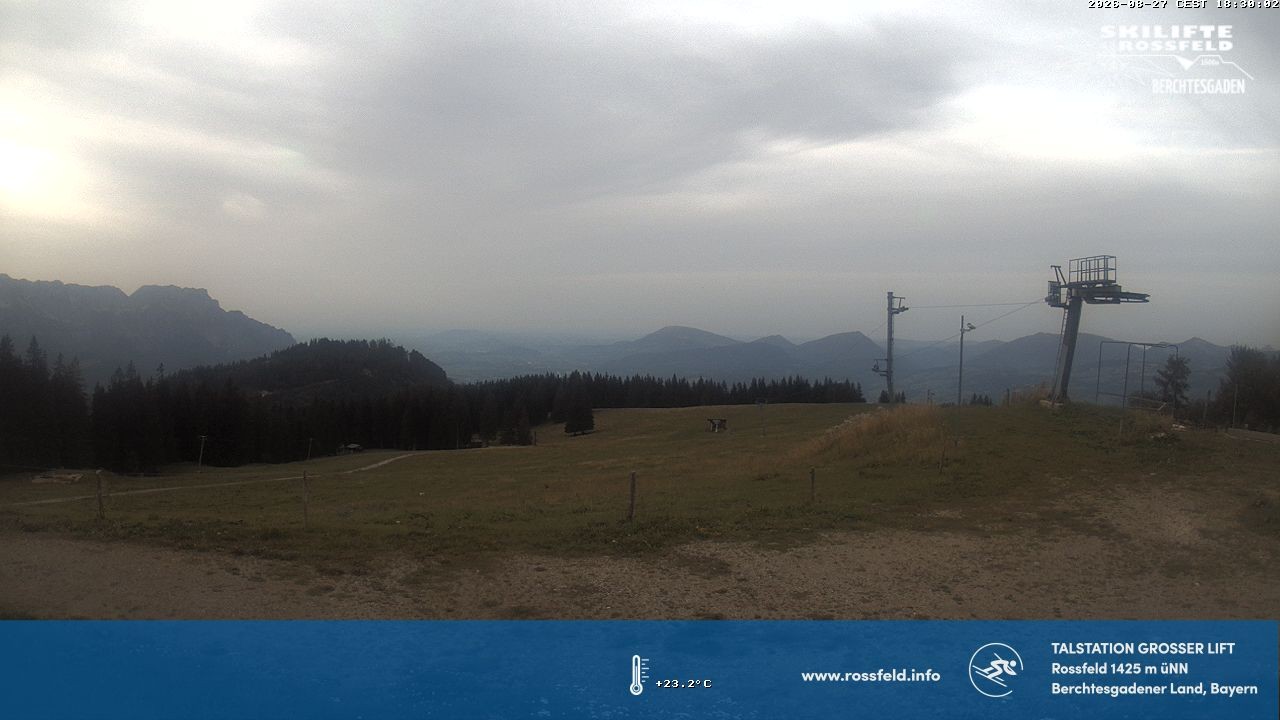 Archived image Webcam Rossfeld ski resort: Großer lift T-Bar