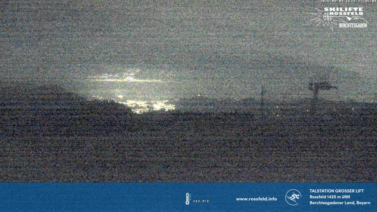 Archived image Webcam Rossfeld ski resort: Großer lift T-Bar