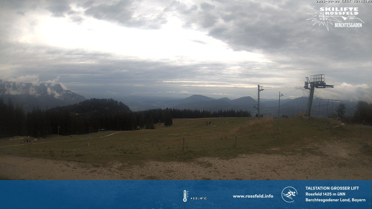 Archiv Foto Webcam Skigebiet Rossfeld: Großer Lift