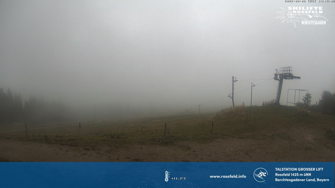 Archiv Foto Webcam Skigebiet Rossfeld: Großer Lift