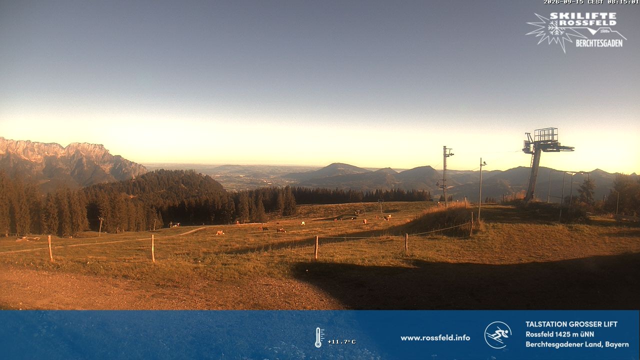 Archiv Foto Webcam Skigebiet Rossfeld: Großer Lift