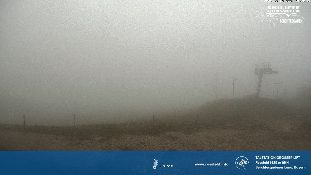 Archiv Foto Webcam Skigebiet Rossfeld: Großer Lift