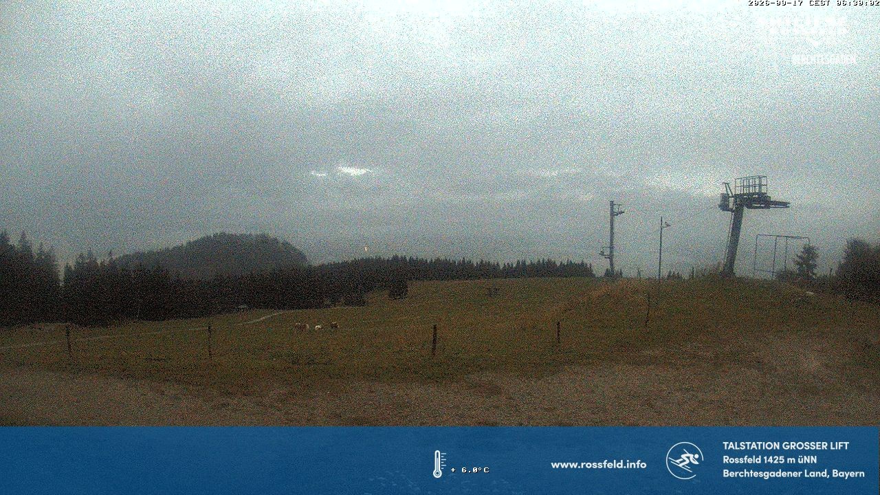 Archiv Foto Webcam Skigebiet Rossfeld: Großer Lift