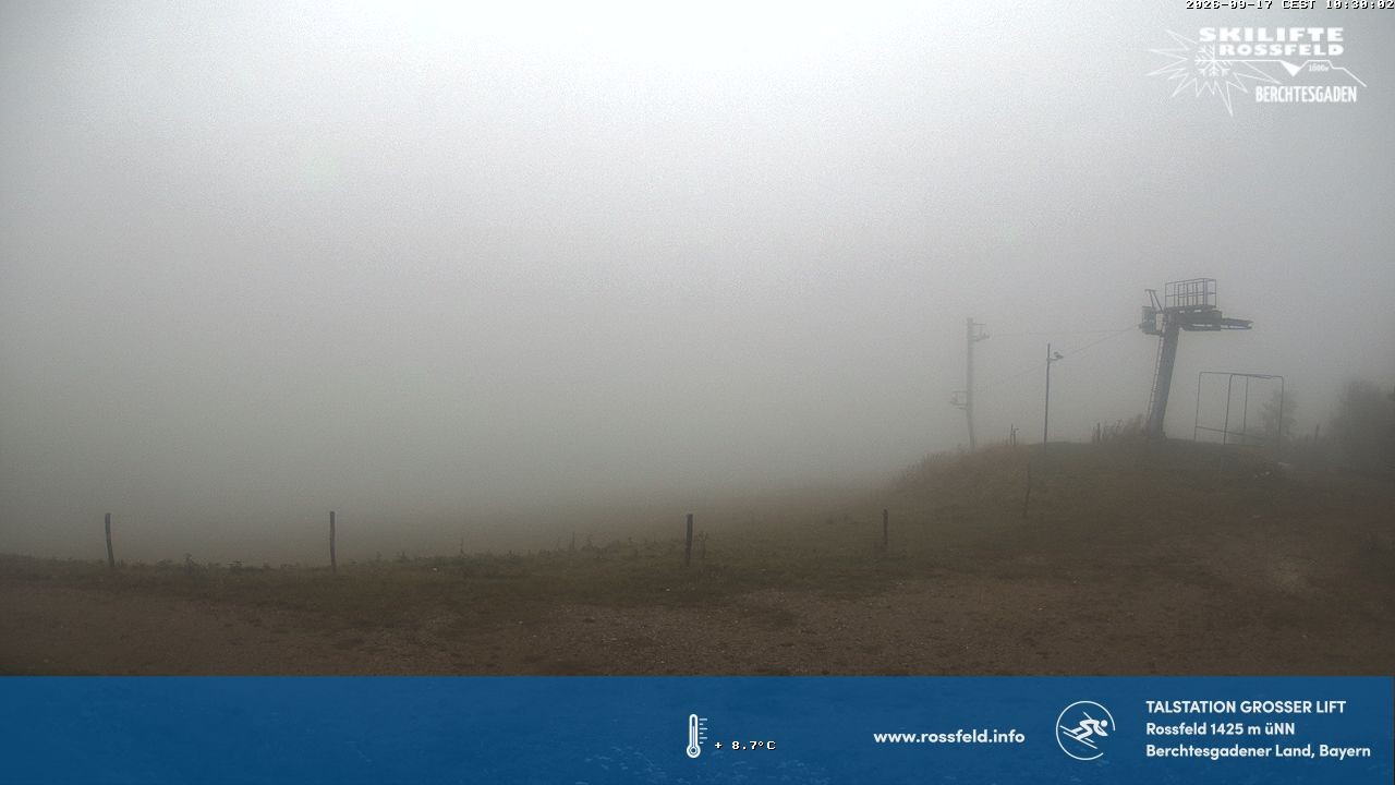 Archiv Foto Webcam Skigebiet Rossfeld: Großer Lift