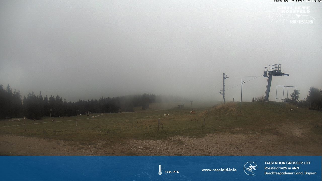 Archiv Foto Webcam Skigebiet Rossfeld: Großer Lift