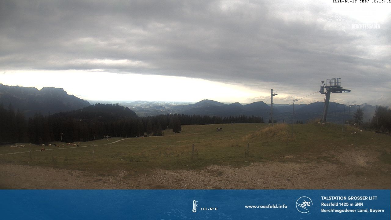 Archiv Foto Webcam Skigebiet Rossfeld: Großer Lift