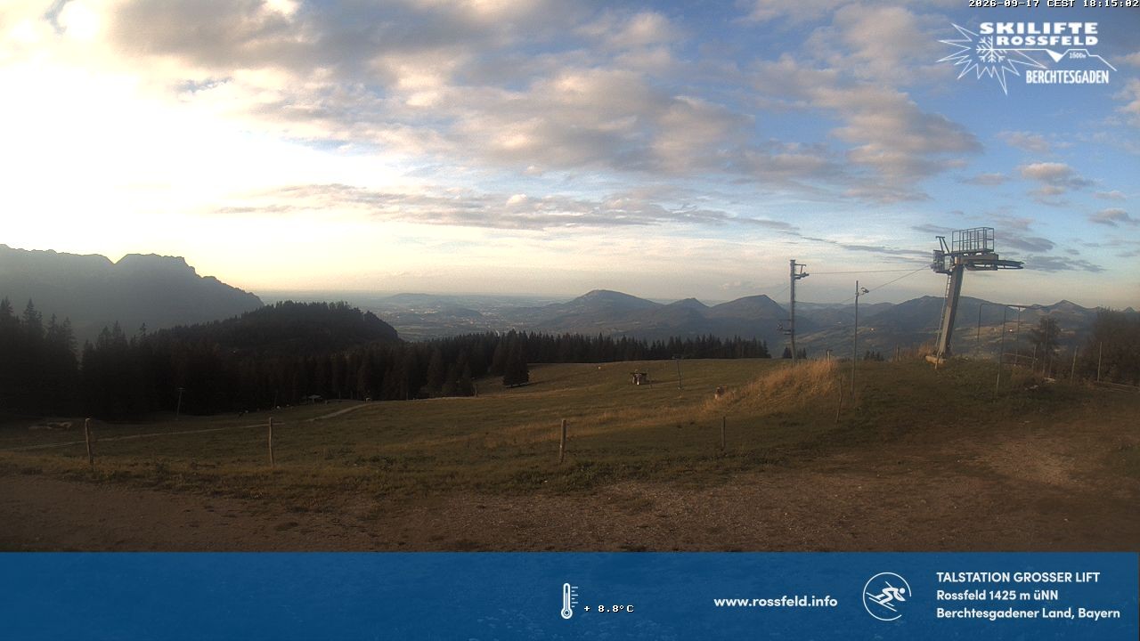 Archiv Foto Webcam Skigebiet Rossfeld: Großer Lift