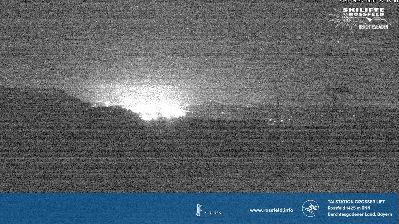 Archiv Foto Webcam Skigebiet Rossfeld: Großer Lift