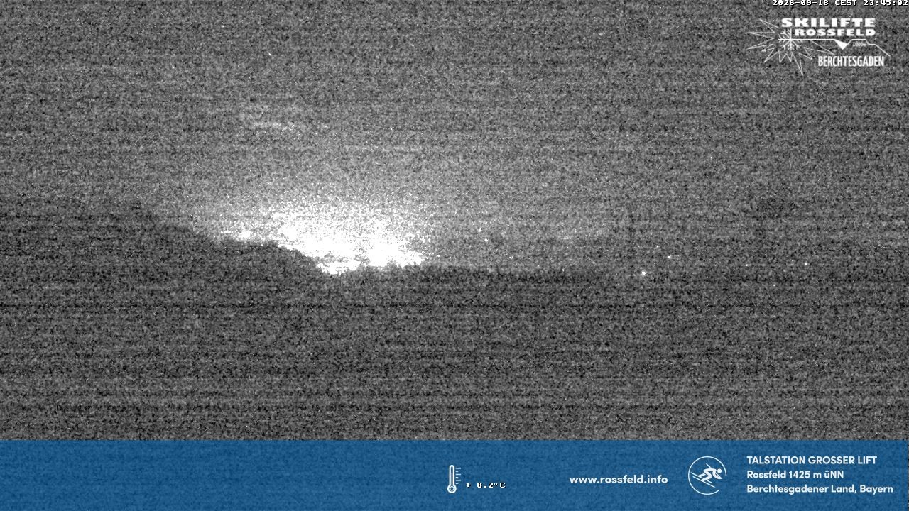 Archived image Webcam Rossfeld ski resort: Großer lift T-Bar