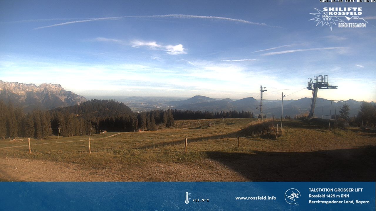 Archiv Foto Webcam Skigebiet Rossfeld: Großer Lift