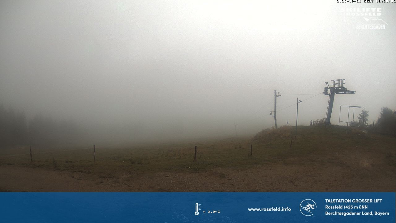 Archiv Foto Webcam Skigebiet Rossfeld: Großer Lift